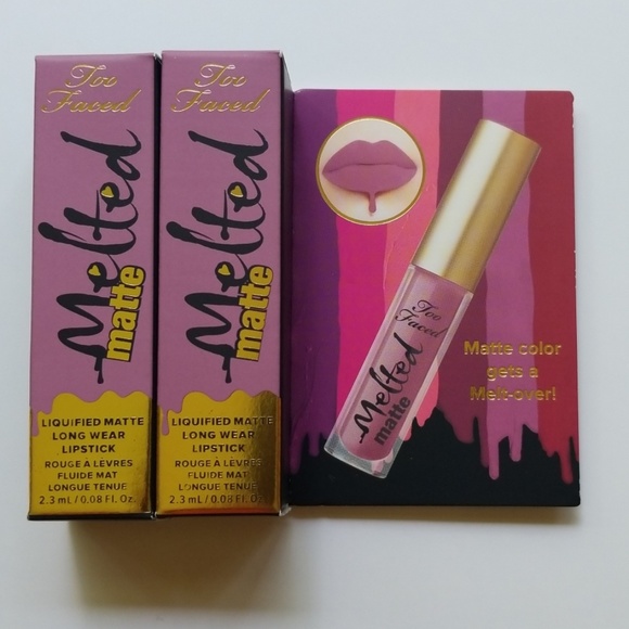 Too Faced Other - 2 new unused Too faced queen b lip glosses.
